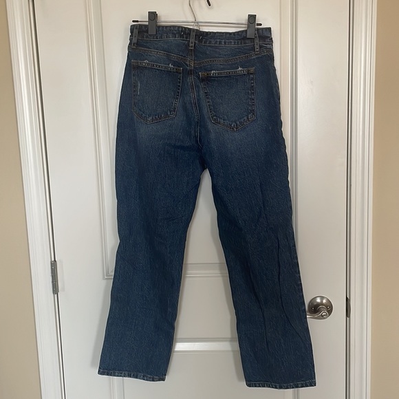 Loft Curvy Straight Cropped Jeans - Picture 2 of 4